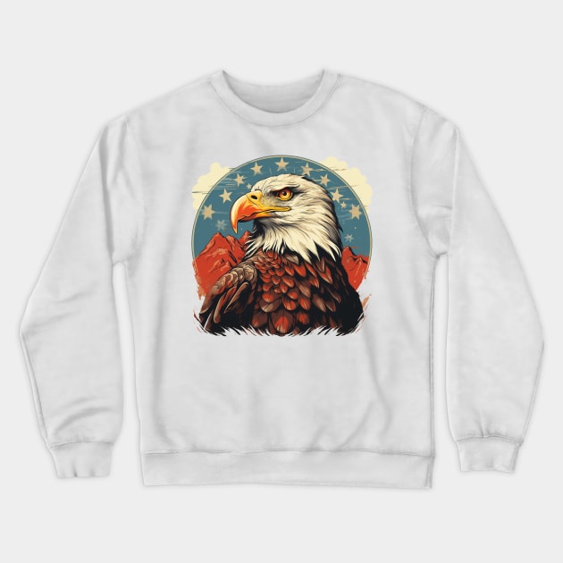 A mighty eagle Crewneck Sweatshirt by Xplore Digital